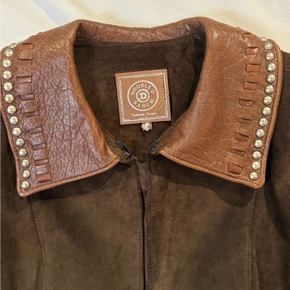 Double D Ranch leather and highly embellished jacket NWOT - Picture 10 of 16